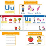 Handwriting Practice Book for Kids, Toddler Preschool Learning Activity for 3 4 5 Year Old, Kindergarten Educational Toys, Montessori Toys Learn ABERLLS