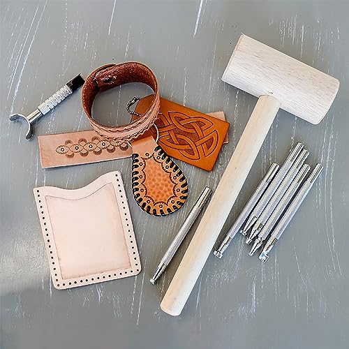 Realeather Explore Leathercraft Kit, Brown - WoodArtSupply