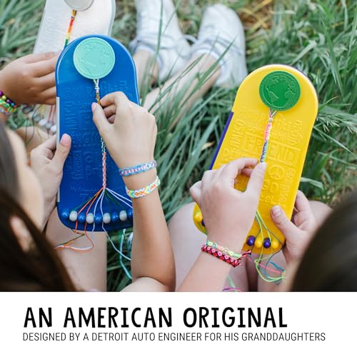 Choose Friendship, My Friendship Bracelet Maker®, 20 Pre-cut Threads - Makes Up to 8 Bracelets (Craft Kit, Kids Jewelry Kit, Gifts for Girls 8-12)