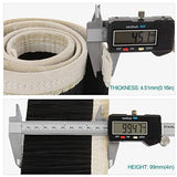 2 PCS 100mm Dust Shoe Brush, 1M Length CNC Vacuum Brush, Vacuum Cleaner Engraving Machine Dust Cover for CNC Router Spindle Motor HNBun