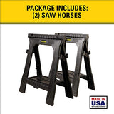 STANLEY Sawhorse, Folding, 2-Pack (060864R) Stanley