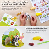 ARTEZA INC Clay KIT, Safari, 74 Pieces ARTEZA