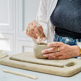 Sculpd Clear Varnish for Air Dry Clay Pottery, Matte Finish Clear Varnish for Pottery and Acrylic Paint, Create Waterproof Pottery from Home, Sculpd