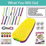 Friendship Bracelet Making Kit Toys, Ages 7 8 9 10 11 12 Year Old Girls Gifts Ideas, Birthday Present for Teen Girl, Arts and Crafts String Maker Topdiaos
