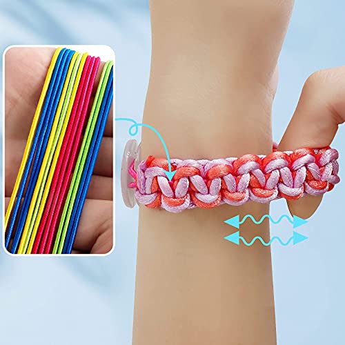 PREPOP DIY Arts and Crafts Toys for Kids -Best Birthday Gifts for Girls Age 7 8 9 10 11 12 Years Old, Friendship Bracelet String Making Kit for