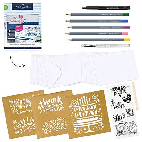 Faber-Castell 20 Minute Studio Card Making for Beginners – Create Your Own DIY Greeting Cards with Watercolors Faber-Castell