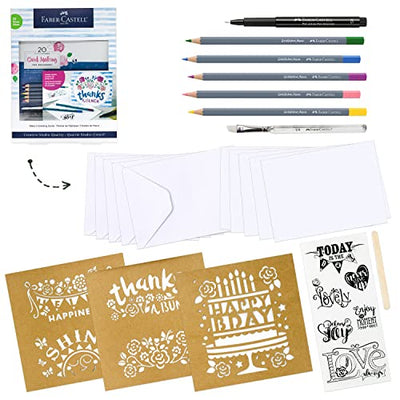 Faber-Castell 20 Minute Studio Card Making for Beginners – Create Your Own DIY Greeting Cards with Watercolors