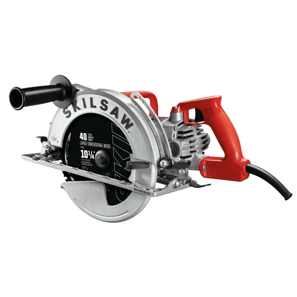 SKIL 10-1/4 In. Magnesium Worm Drive Circular Saw With Twist Lock- SPT70WM-71 - WoodArtSupply