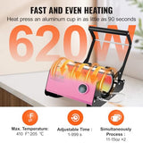 VEVOR Tumbler Heat Press Machine for 20oz-30oz Sublimation Blanks Tumblers Press, 11-16oz Mug Press with Knob Control Temp&Timer Setting, Sublimation VEVOR