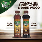 Old English 75144 Scratch Cover For Dark Woods, 8oz Bottle, Wood Polish Old English
