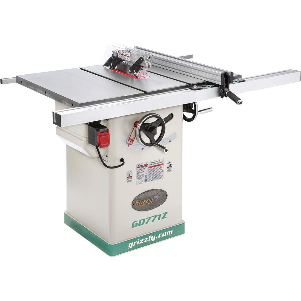 Grizzly Industrial G0771Z - 10" 2 HP 120V Hybrid Table Saw with T-Shaped Fence - WoodArtSupply