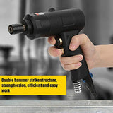Pneumatic Air Powered Screwdriver,8H Impact Air Torgue Screwdriver,Industrial Grade Gun Type Air Tools,with Safety Switch Jectse