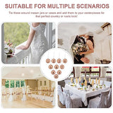 LUOEM 10pcs 1-10 Wedding Table Numbers Hanging Wood Slice Wedding Table Centerpieces for Arts Crafts Wall Decor Wedding DIY Projects LUOEM