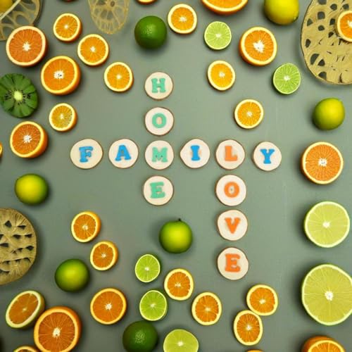 Kang&Chang Wooden Letters,Wooden Alphabet Letters,Unfinished Wood Letters for Crafts,DIY,Decoration,1.75 Inch,114 pcs Kang&Chang