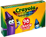 Crayola Classic Color Crayons in Flip-Top Pack with Sharpener, 96 Colors, Gift for Kids Crayola