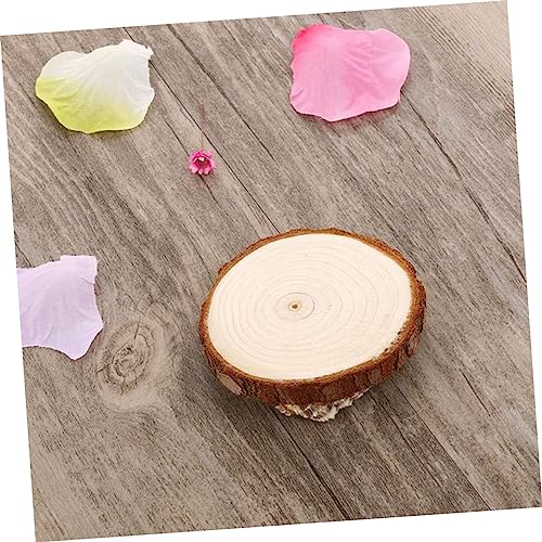 COHEALI 30 Pcs Ornament Kits Unfinished Wood Crafts Unfinished Wooden Circles Wood Slabs Wood Slab Crafts Wood Slices for Wedding Centerpieces DIY