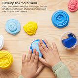 Arteza Kids Play Dough, 6 Pastel and 6 Regular Colors, 2.8-oz Tubs, Soft, Air-Tight Containers, Art Supplies for Kids Crafts and Playtime Activities Arteza Kids