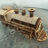Express Train - DIY 3D Wooden Puzzle Model Kit - Laser Cut Wooden Puzzle Craft Kit, Brain Teaser Educational Building Model Toy for Kids -Mechanical ROEOLNIL