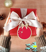 OurWarm 48pcs Wooden Christmas Ornaments Crafts for Kids, Unfinished Wood Slices Ornaments, DIY Crafts Christmas Ornaments Set for Christmas Tree OurWarm