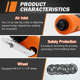 Air Cut off Tool, WP WORKPAD 3 inch Cut Off Tool with 5Pcs Die Grinder Cut Off Wheels,18000RPM, Pneumatic Cutting Machine Metal Sheet Cutter Tool Kit WP WORKPAD