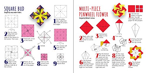 Origami Flowers Kit: 41 Easy-to-fold Models - Includes 98 Sheets of Special Origami Paper (Kit with Two Origami Books of 41 Projects) Great for Kids Tuttle Publishing