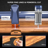 JICCODA L1 5W Laser Engraver Machine,60W DIY Laser Cutter and High Power Laser Engraving Machine for Wood and Metal, Paper, Acrylic,Fabric,Compressed JICCODA