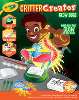 Crayola Glow in The Dark Critter Creator, Clay Bug Toy Kit for Kids, Fake Bug Molds, Includes Clay & Paint, Gift for Kids, Ages 7+ Crayola