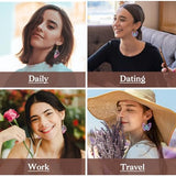 EEE ELECRELIVE 48pcs Wood Butterfly Charms Unfinished Natural Wood Filigree Wing Pendants & 50pcs Earring Hooks & 50pcs Jump Rings for Boho Earring EEE ELECRELIVE