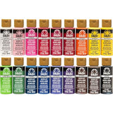 FolkArt Acrylic Paint Set (2-Ounce), PROMOFAI Colors I (18 Colors) FolkArt