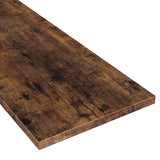 Yusong 5-Tier Industrial Ladder Bookshelf - Rustic Brown Storage Rack for Home and Office Yusong