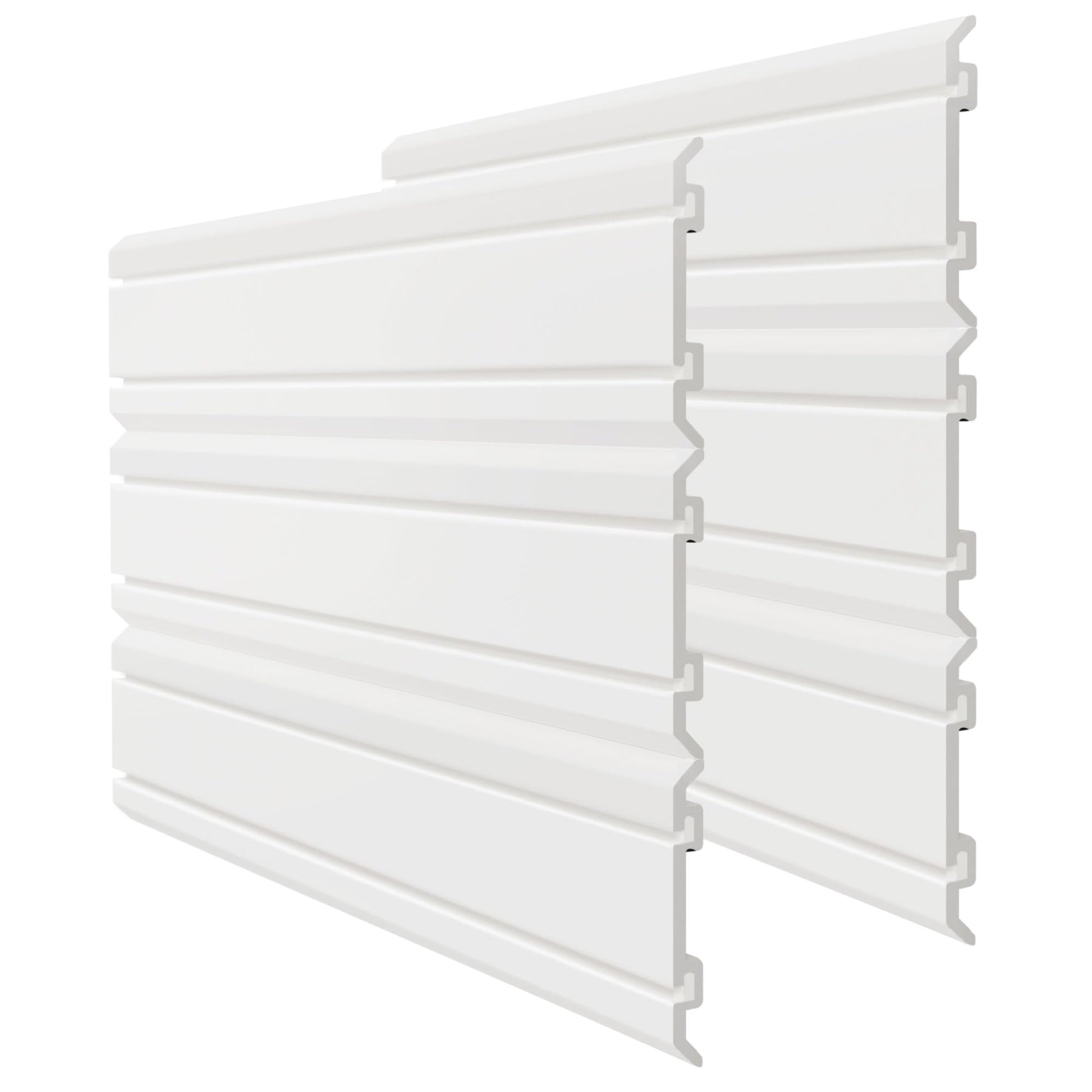 BELLO YON Slatwall Panel Garage Wall Organizer Heavy Duty Wall Mounted PVC Slat Wall Rack, 4 feet Garage Wall and Home Organizer Storage System, - WoodArtSupply