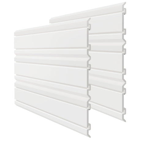 BELLO YON Slatwall Panel Garage Wall Organizer Heavy Duty Wall Mounted PVC Slat Wall Rack, 4 feet Garage Wall and Home Organizer Storage System, BELLO YON