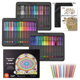 Shuttle Art Gel Pens, 120 Pack Gel Pen Set Packed in a Box, 60 Unique Colors with 60 Refills for Adults Coloring Books Drawing Doodling Crafts Shuttle Art