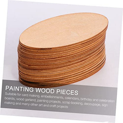 COHEALI Unfinished Wood Shapes en en en en Wooden Craft Shapes