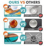 SmartArt Epoxy Resin 16 oz Kit | Easy to Use, Crystal Clear, Super Glossy, Durable, UV Resistant | for Arts & Crafts, Jewelry, Tabletops, Casting East Coast Resin