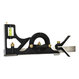 Big Horn 19571 12 Inch Combination Square Set Includes Protractor BIG HORN