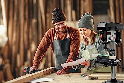 Drill Press Vise,4" Heavy Duty Bench Vise, Bench Clamp Vise，Drill Press Vice with Multi-Groove Vice Jaw Pads and Quick Adjustment Button ZTUKOMN