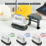 Goodcrafter Hat Press 6.3"x3.3" Hat Heat Press Machine for Caps,Curved,Ceramic-Coated Heat Plate, Easy Temperature Control with Safety Base & Goodcrafter