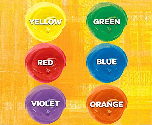 Crayola Washable Kids Paint, 6 Count, Kids At Home Activities, Painting Supplies, Gift, Assorted Crayola