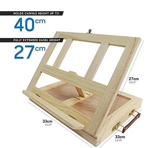 Mont Marte Table Easel w/Drawer - Pine - WoodArtSupply