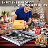 ORTUR Laser Master 3 Laser Engraver, 10W Higher Accuracy Laser Cutter, 20000mm/min Engraving Speed and App Control Laser Engraver for Wood and Metal, Ortur