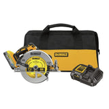 DEWALT 20V MAX Circular Saw, Cordless, 7-1/4 inch, Battery and Charger Included (DCS570H1) DEWALT