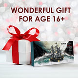 Piececool 3D Metal Puzzles for Adults, Black Pearl Pirate Ship Model Kits with DIY Tools, Watercraft Metal Model Building Kit for Birthday Piececool