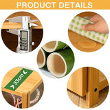 BYSIECD Curio Display Cabinet, Display Cabinet with 6-Tier Storage Shelves, Collectibles Toy Organizers Rack, Storage Cabinets and Bookcase for BYSIECD