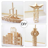 150 Pieces Natural Bamboo Sticks for Crafts- Extra Long 15.7 Inch Wooden Crafts Sticks Stakes for Crafting Arts Projects Aulock