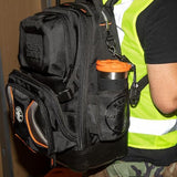 Klein Tools 55580 Stainless Steel Tumbler with Flip-Top Lid, Insulated 20 Oz. Tradesman's Double Wall Vacuum Mug, Slip-resistant Sleeve Klein Tools