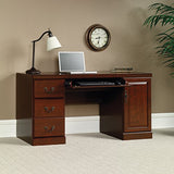 Sauder Heritage Hill Computer Credenza, L: 59.25" x W: 20.47" x H: 30.24", Classic Cherry Sauder