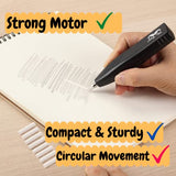 Mr. Pen- Electric Eraser Kit, 36 Eraser Refills and 1 Brush, Battery Operated Eraser for Artists, Electric Pencil Eraser, Drawing Mr. Pen