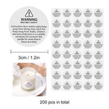 Phinicco Candle Wax Melter 1000ML Wax Melting Pot Candle Making Kit Candle Pouring Pot with 100pcs Candle Wicks 40 PCS Wicks Sticker 3 PCS Candle Phinicco