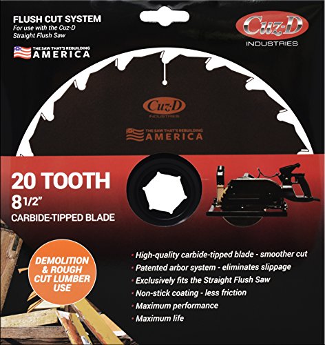 Cuz-D 85-20CWD 20 Tooth Carbide Tip Blade for Straight Flush Saw Cuz-D